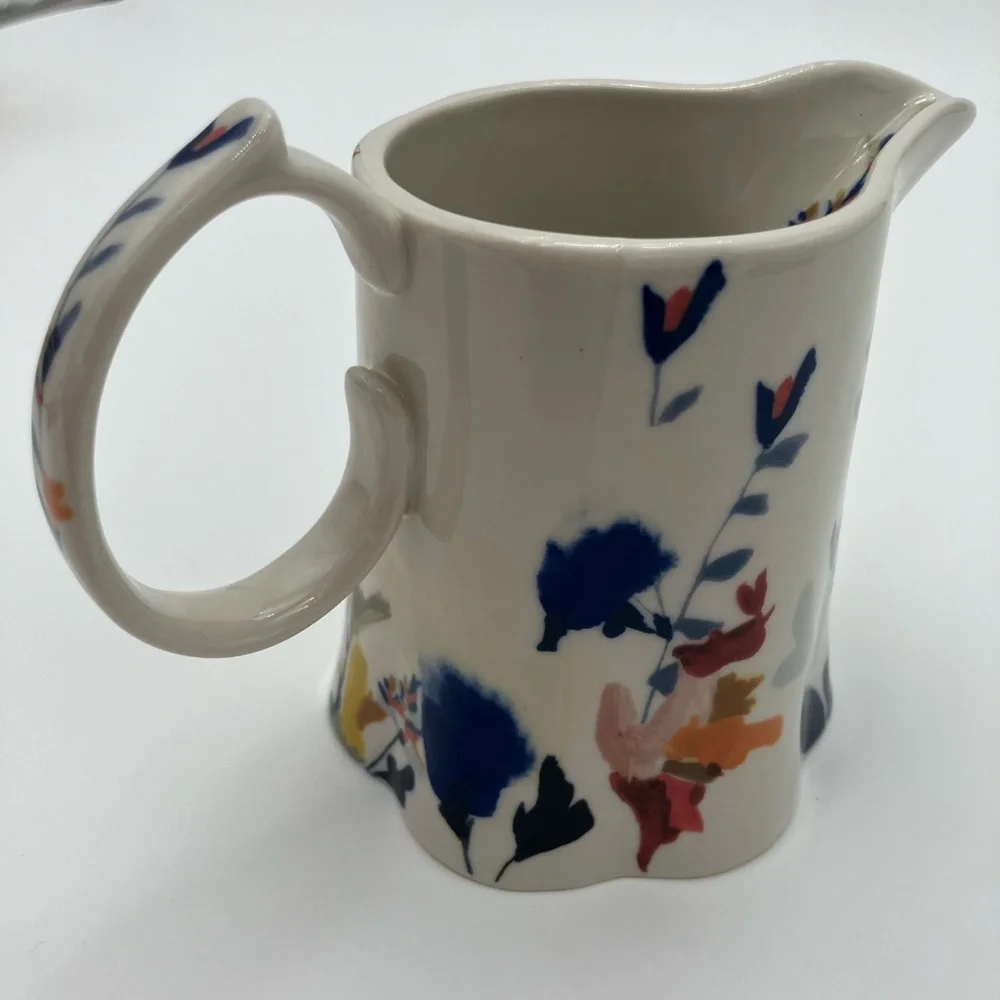 Sweet Anthropologie Flowered Creamer - Picture 3 of 7